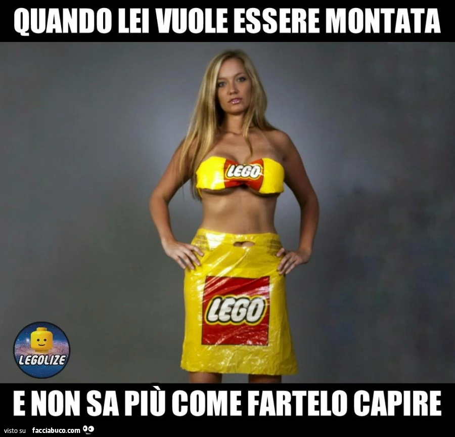 Quando lei vuole essere montata e non sa più come fartelo capire