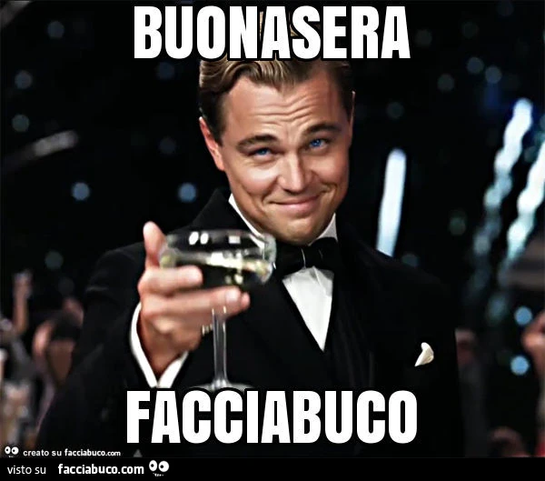 Buonasera facciabuco