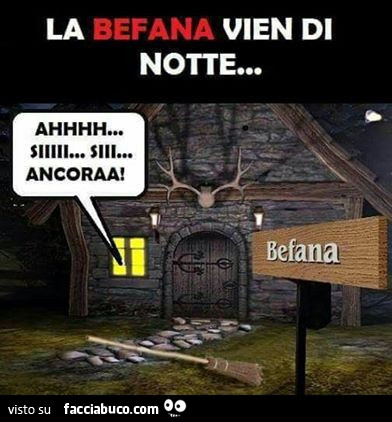 La befana vien di notte