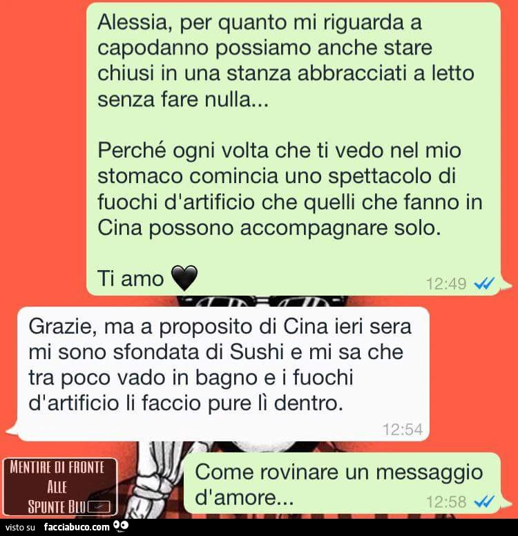Messaggi romantici di fine anno
