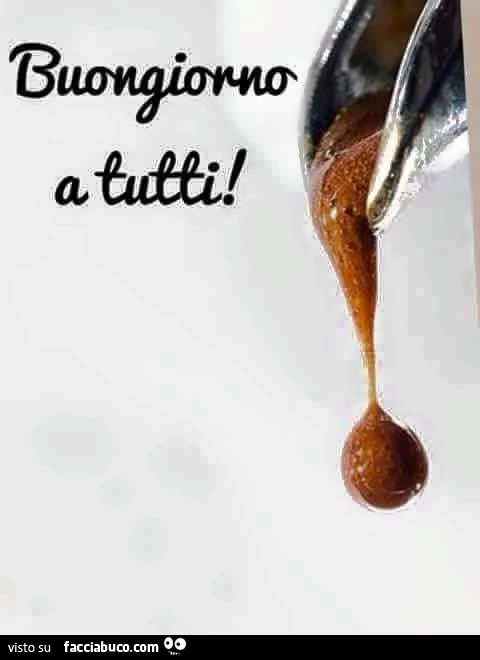Buongiorno a tutti