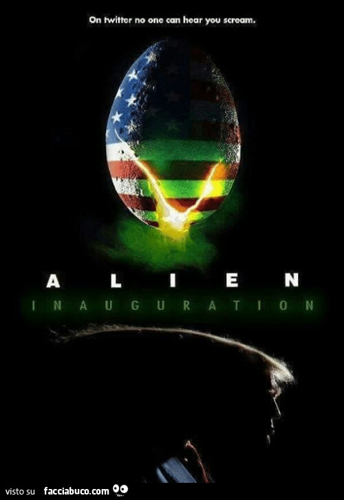 Trump. Alien Inauguration
