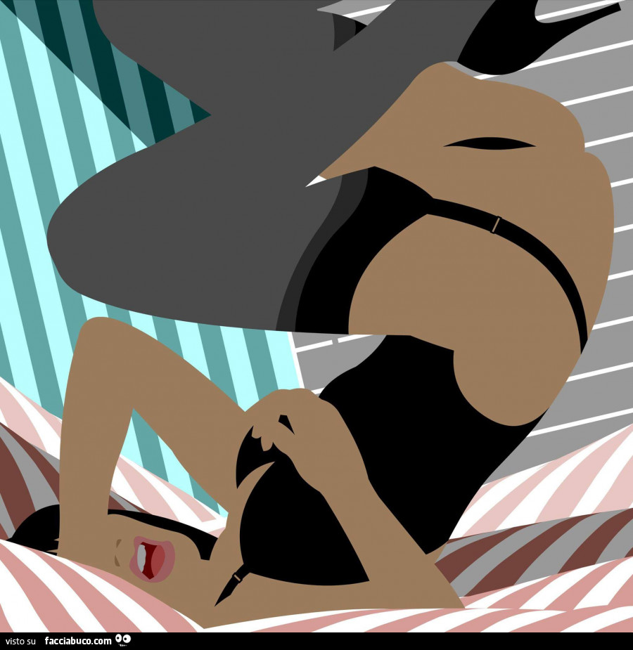 Illustrazione 2d di ragazza in posa erotica, calze e riggicalze