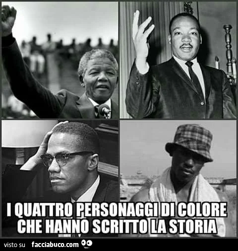 I quattro personaggi di colore che hanno scritto la storia