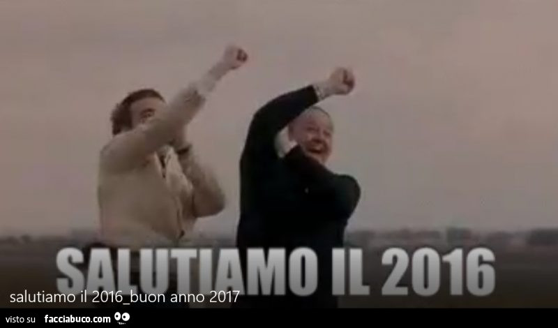 Salutiamo il 2016 con il gesto dell'ombrello