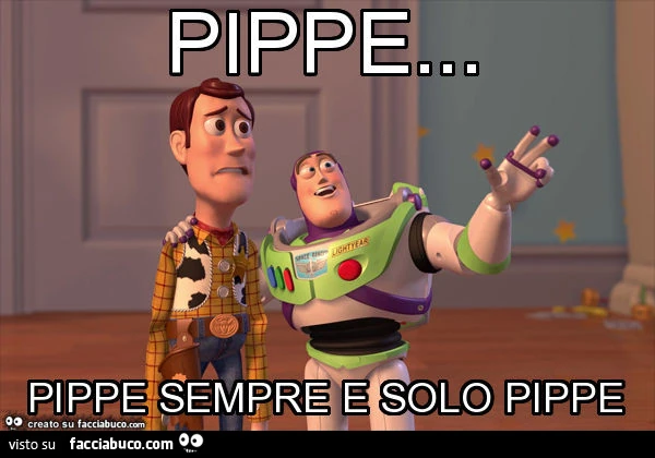 Pippe&hellip; pippe sempre e solo pippe
