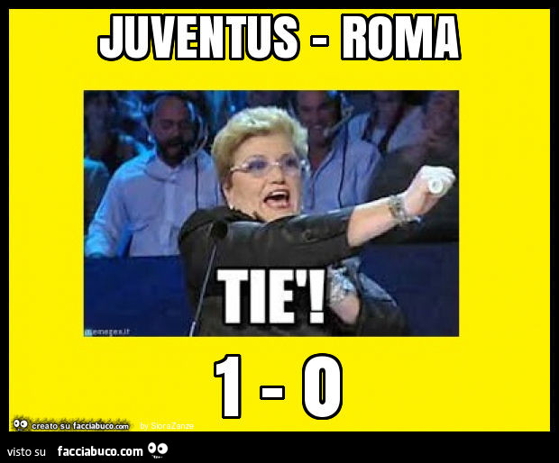 Juventus - roma 1 - 0