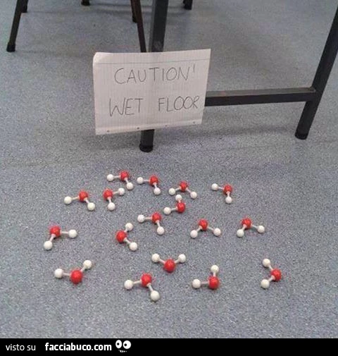 Caution! Wet floor