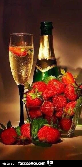 Fragole e champagne
