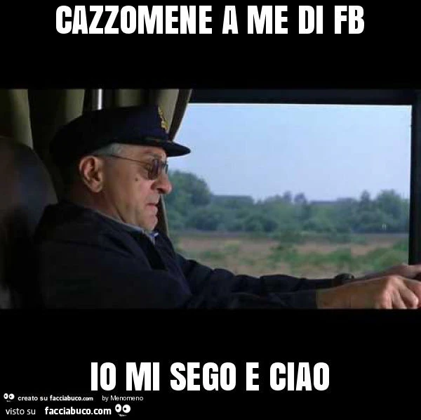 Cazzomene a me di fb io mi sego e ciao