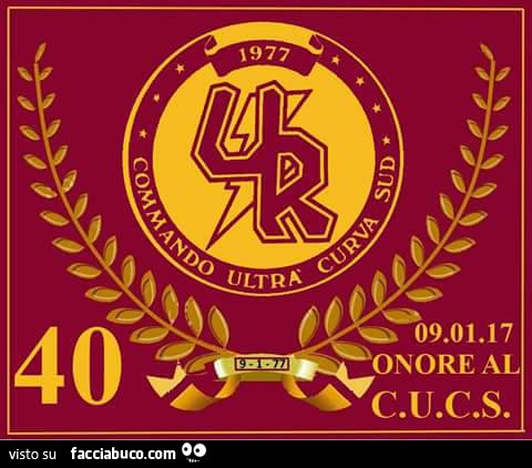 Commando Ultrà curva SUD. Onore al C. U. C. S