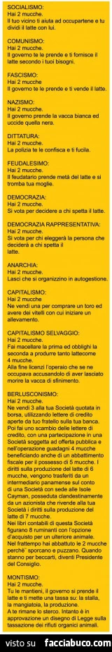 Hai 2 mucche. Socialismo