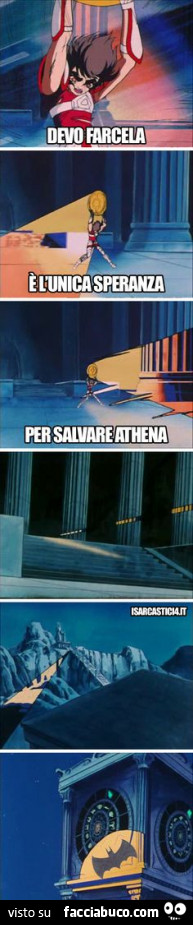 Devo farcela, è l'unica speranza per salvare Athena