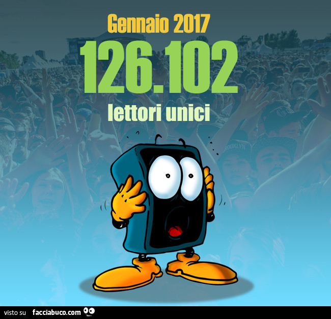 Facciabuco registra a Gennaio 2017 126.102 lettori unici