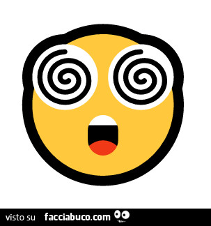 Emoji occhi a spirale