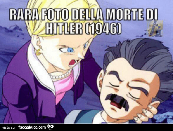 Rara foto della morte di Hitler nel 1946
