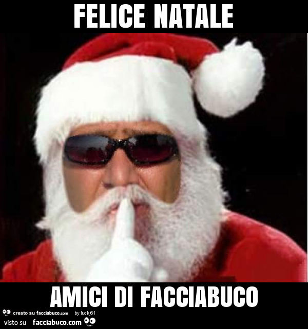 Felice natale amici di facciabuco