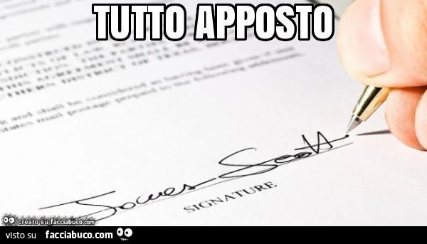 Tutto apposto