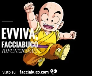 Crilin: evviva, facciabuco rifunziona
