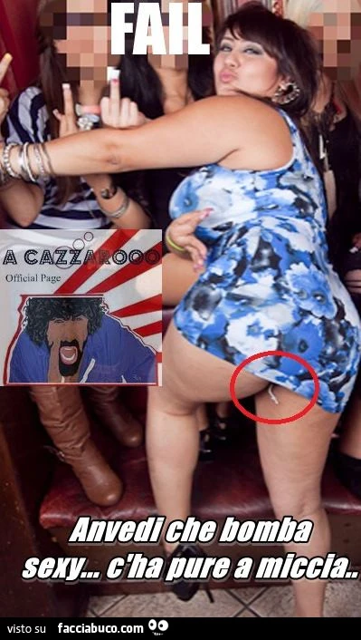 Anvedi che bomba sexy&hellip; c'ha pure a miccia