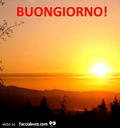 Alba. Buongiorno