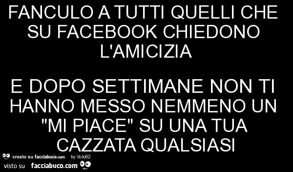 Mi Hai Tolto L Amicizia Su Facebook