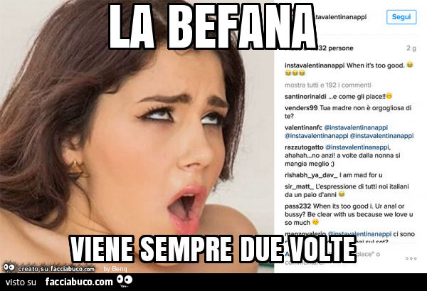 La befana viene sempre due volte