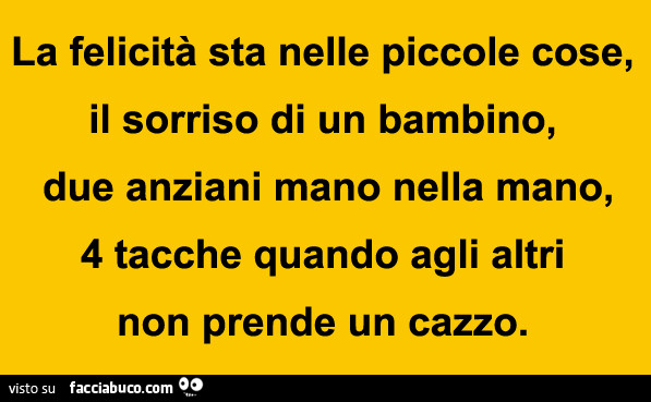 La Felicita Sta Nelle Piccole Cose Il Sorriso Di Un Bambino Due Anziani Mano Nella Facciabuco Com