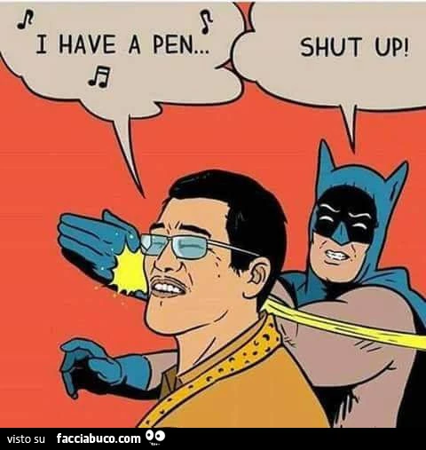 I have a pen