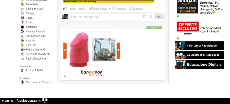 Pisello rosa come sponsor di baggood